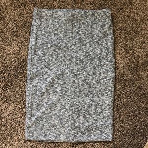 Grey Sweater Skirt from Express